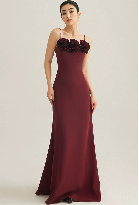 GOUDIN Toast bridal engagement party long evening dress-TONA.
