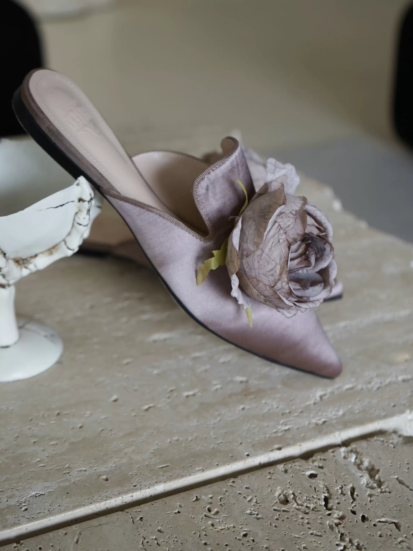 B-FEI women's French flower mules-TANNA.