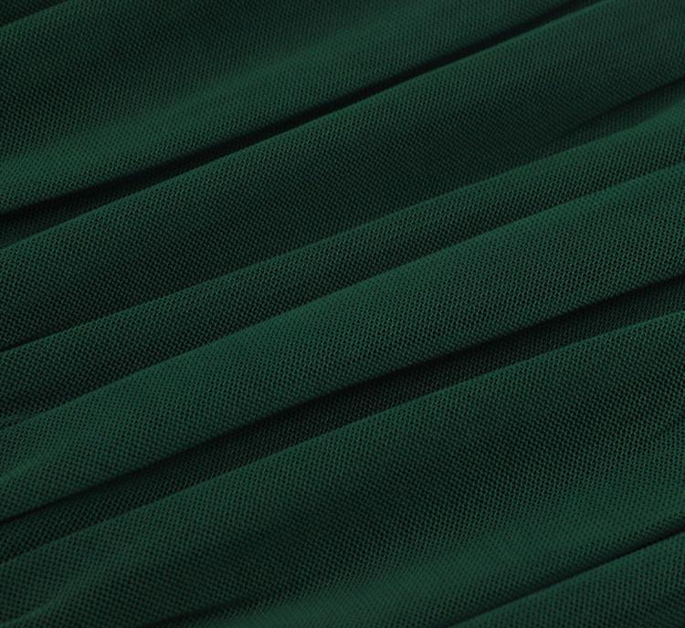 DOLLY Luxury V-Neck Sleeveless Pleated Slim Fit Hip Hug Midi Date Dress-PHILO