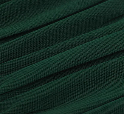 DOLLY Luxury V-Neck Sleeveless Pleated Slim Fit Hip Hug Midi Date Dress-PHILO