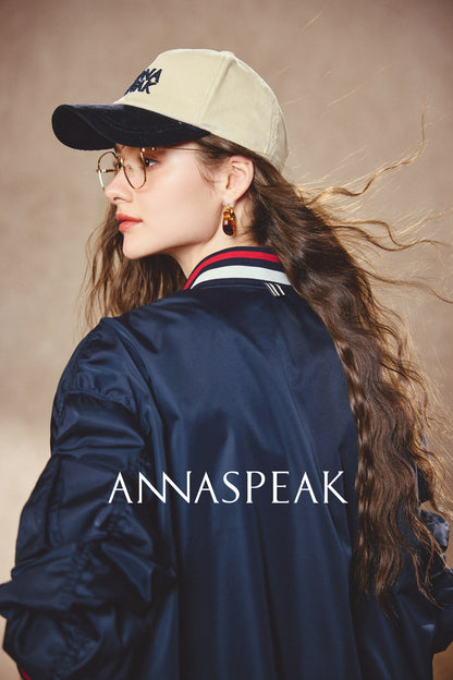 ANNASPEAK collar bomber jacket-ELI.