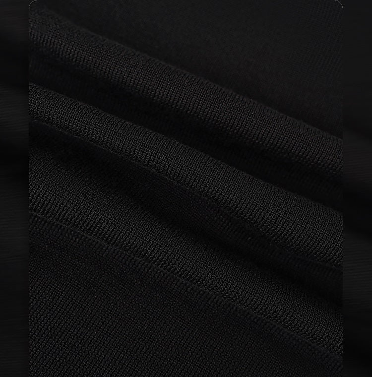 HECO Chinese Versatile Beveled Side Buckle V-Neck Knit Top - BREA.