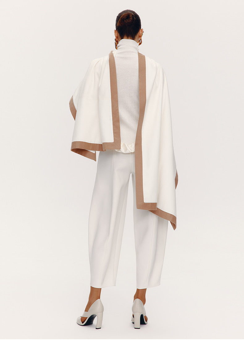 ATELIER MISS LU Old Money Sheep Wool Blend Scarf - TENSE.