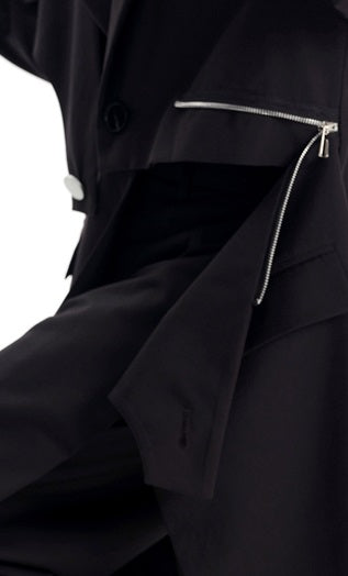 TINY IN women's midi irregular blazer-ZAKI