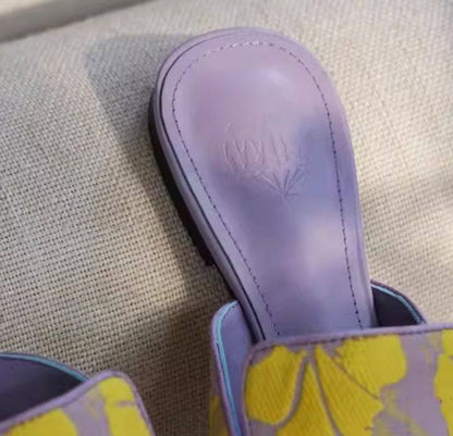 B-FEI handmade flower single shoe sandals-RAJI.