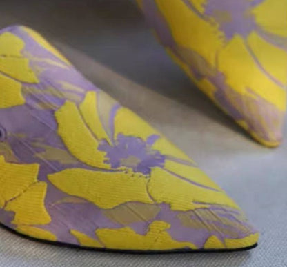 B-FEI handmade flower single shoe sandals-RAJI.
