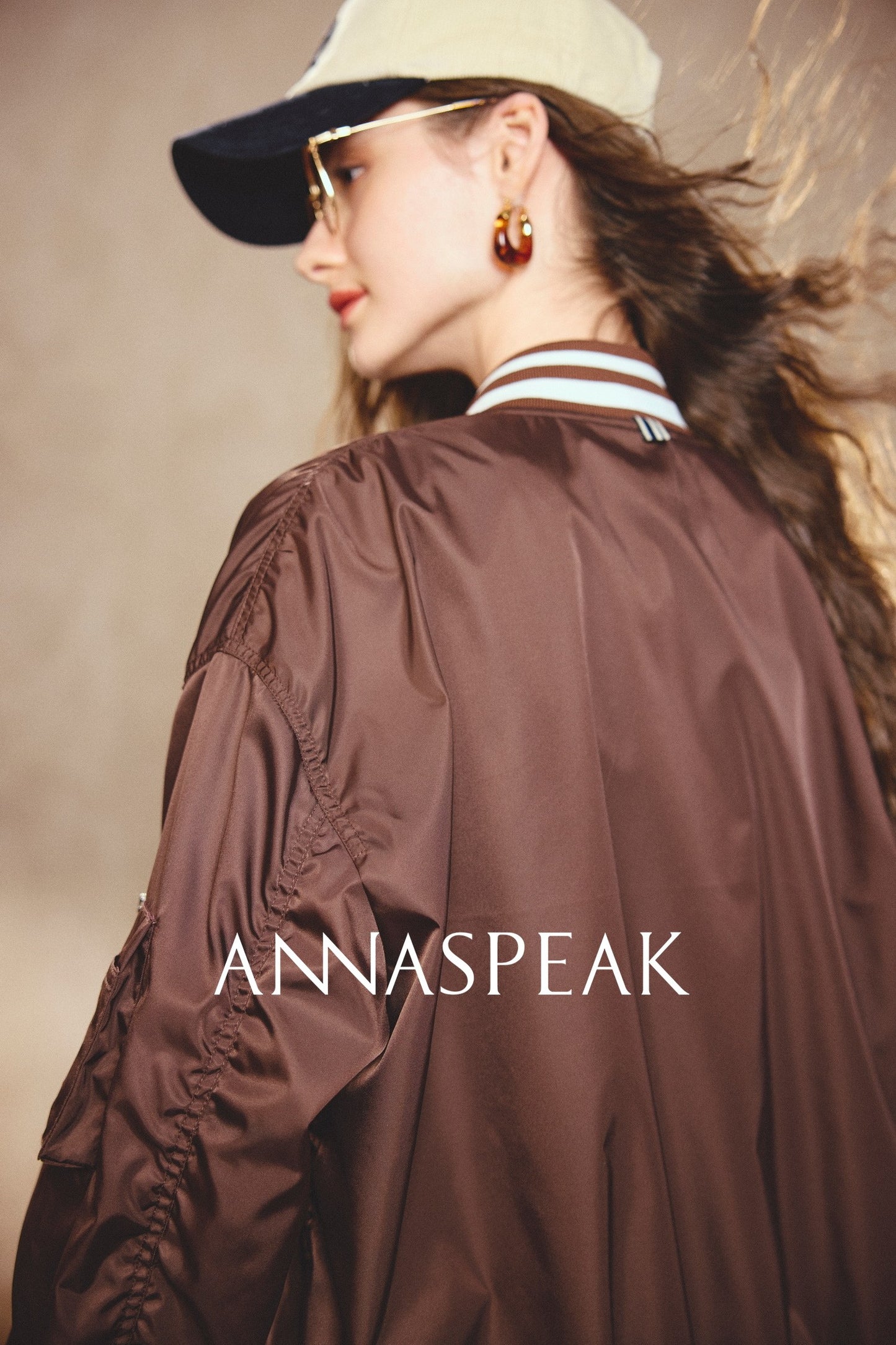 ANNASPEAK collar bomber jacket-ELI.