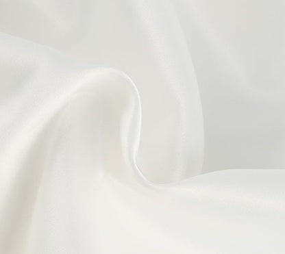 DOLLY Luxury White French Style Stain Sleeveless Irregular Hem Cocktail Dress-Lui