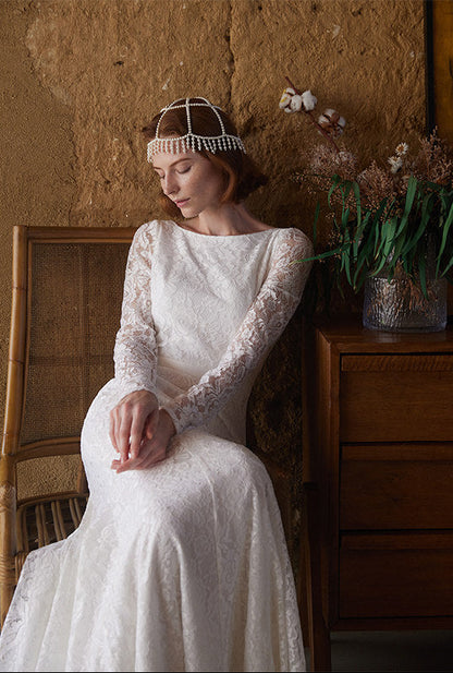 GOUDIN bridal white light wedding dress-IRMA.