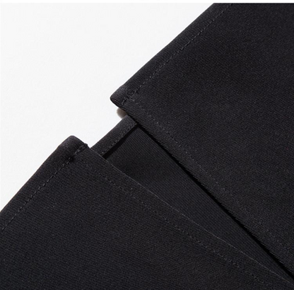 DOLLY Luxury Black Retro Chest Wrap Sleeveless Off Shoulder Long Dinner Dress-ALVINA