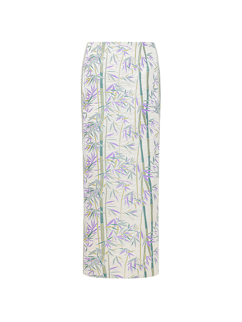 M essential Mackay designer jacquard tunic jacket pencil skirt suit set - Qizhu