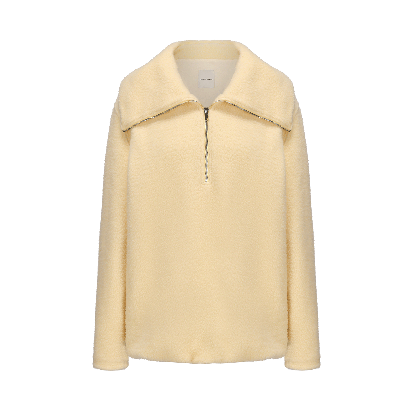 ATELIER MISS LU silhouette style with large lapels loose sweatshirt - SHEA.