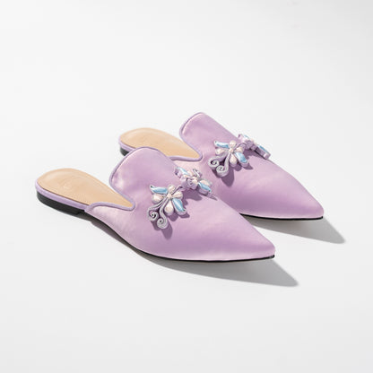 B-FEI Chinese flat mules Retro women's shoes-NOPU.