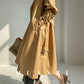 Huanzi classic vintage British double-breasted midi trench coat -Kivva