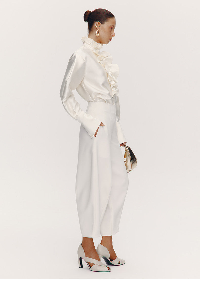 ATELIER MISS LU [After the Drama] New Artistic Scimitar Silhouette Pants - GRAT.