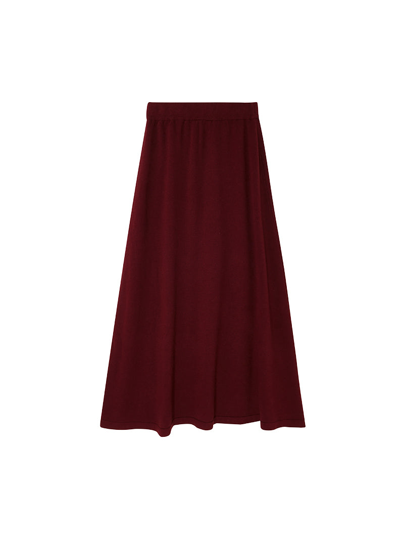 HECO Solid Color Versatile High-waisted Straight Skirt - LIVING.