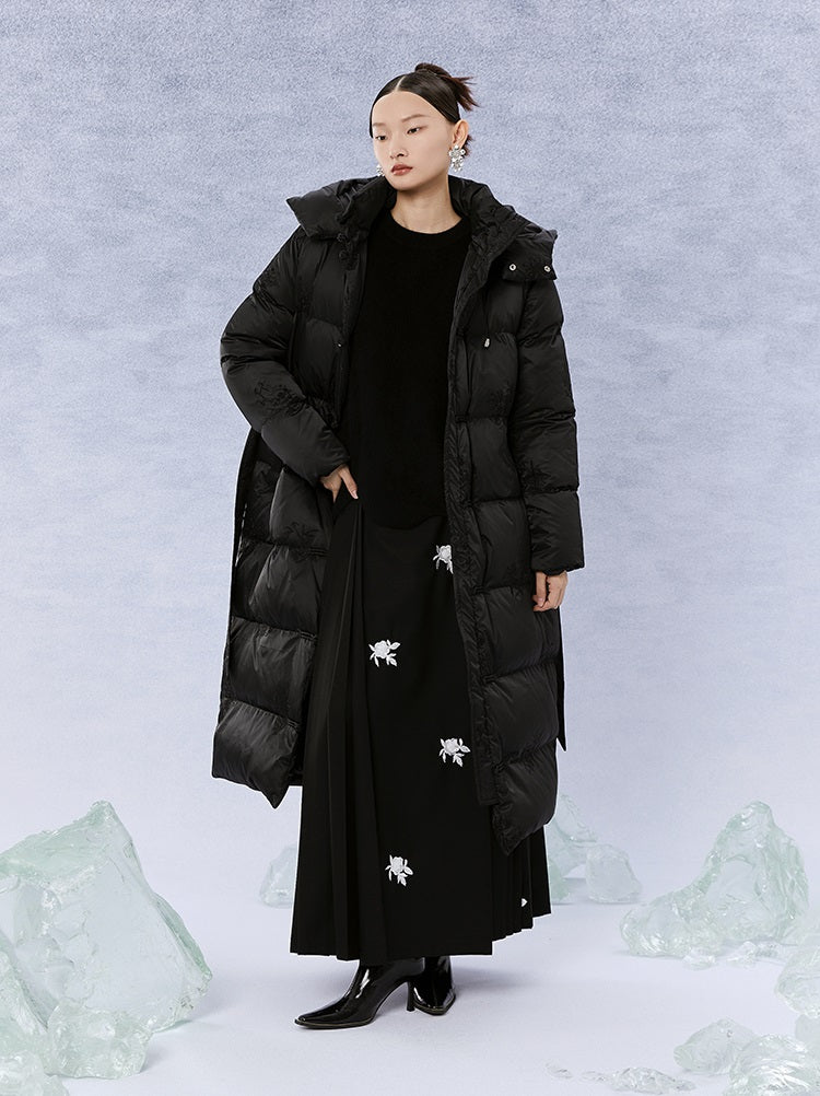 HECO Winter Warm Raccoon Fleece Wool Knitwear Sweater Women - side.