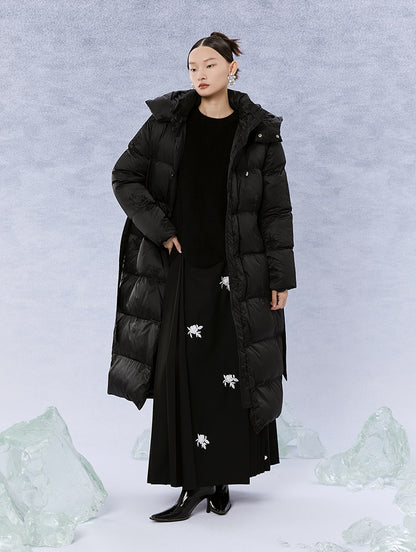 HECO Black white coffee Raccoon Fleece Wool Knitwear Sweater Women - side.