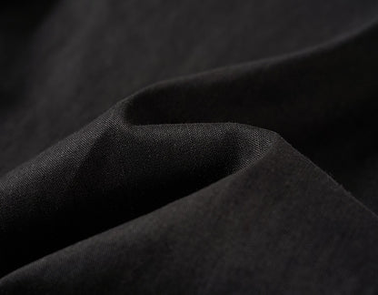 COMME MOI  summer women's black slit hip fishtail skirt - HARLEM.