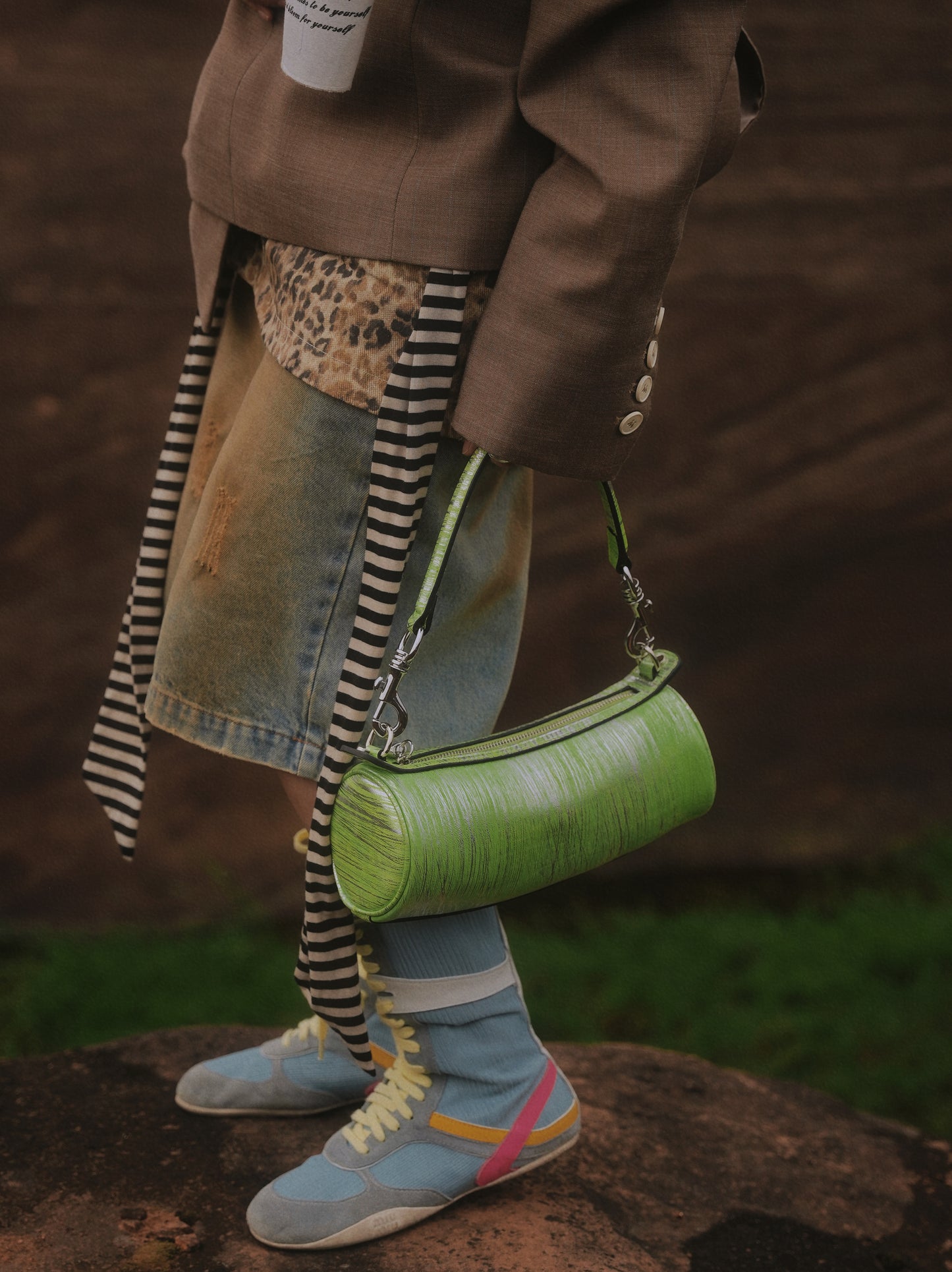 IUBALLET cyber cylinder underarm women's high-end leather handbag - SLATH.