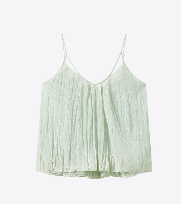 COMME MOI  Beach Lace-up Flower Bud Open Back Short Top - BEAUTY.