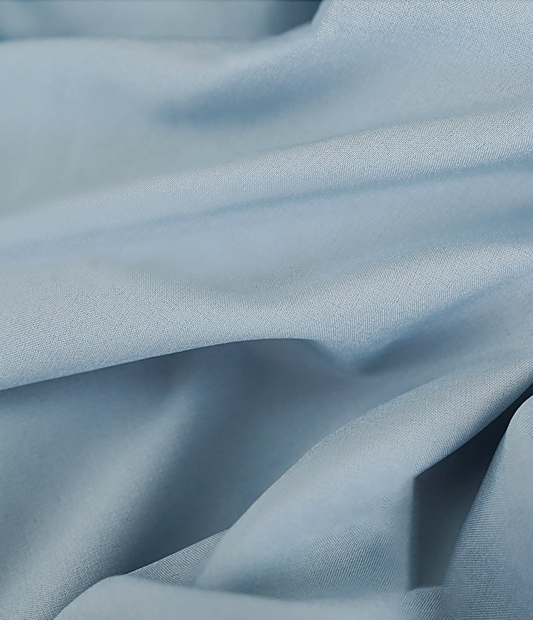 HECO Chinese V-neck wavy sleeve summer big resort dress - AMAZE .