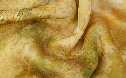 HECO Chinese Gradient Blended Lightweight Summer Print High-Waisted Skirt - AVEL.