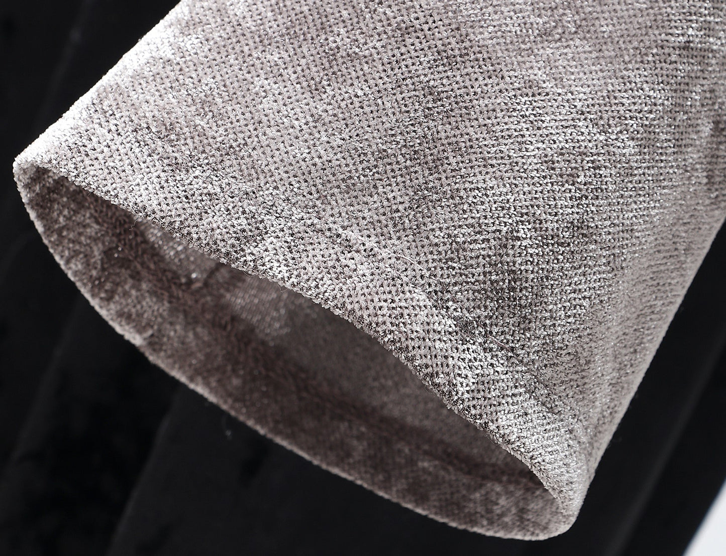 WANGXO | Soft Velvet 3-Yarn Stitching Pleated Slim-Fit Knitted Dress- LENA.