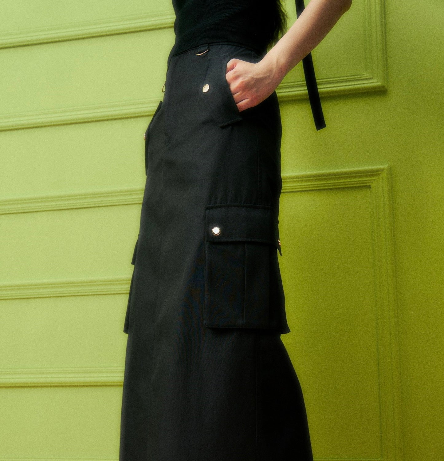 ANNASPEAK High-Waisted A-Line Skirt AS Summer New Style-JUN.