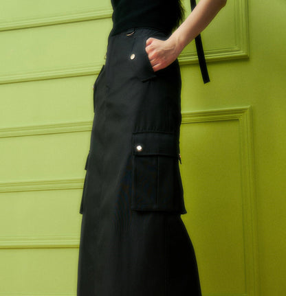 ANNASPEAK High-Waisted A-Line Skirt AS Summer New Style-JUN.