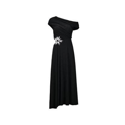 YES BY YESIR | Hollow Embroidered long short Dress and top set -ELIORA.