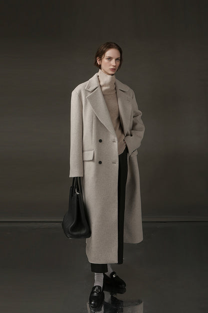 PIAOIN Niche Designer High-End Korean Mid-Length Coat-KATE