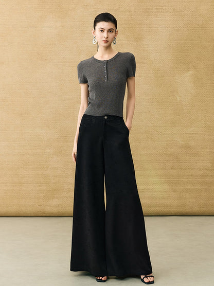 HECO Chinese Versatile Breathable Shoulder Short Sleeve T-Shirt - CEAS.