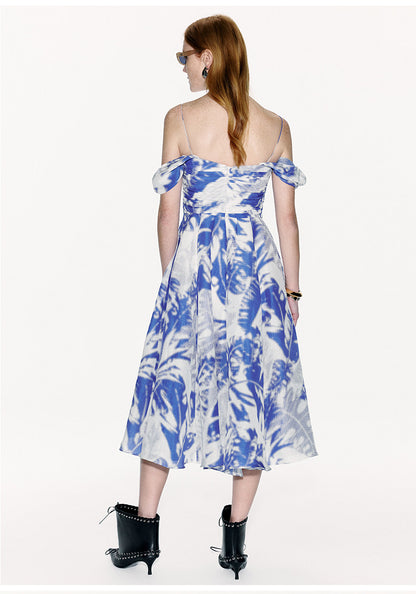 ATELIER MISS LU Mulberry Silk Linen-blend Slip Dress - BILLIE