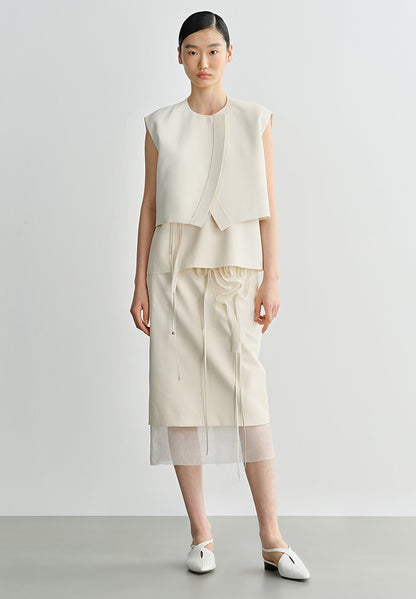 COMME MOI summer  women's fashion patchwork flower skirt - SHALOM.