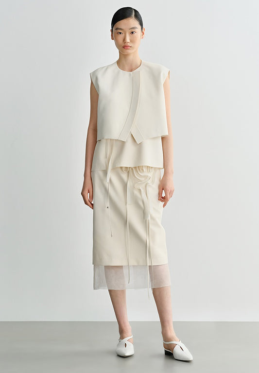 COMME MOI summer  women's fashion patchwork flower skirt - SHALOM.