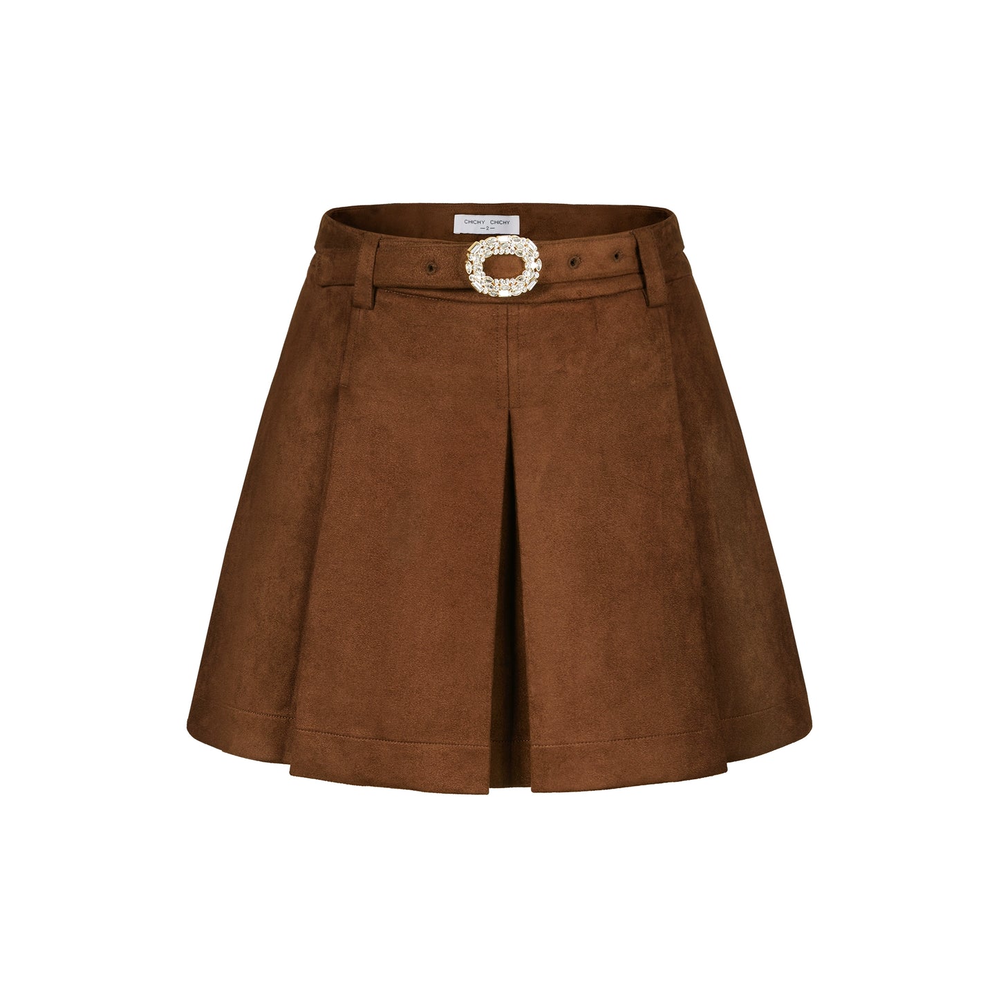 CHICHY American vintage suede pleated  Maillard complete set-EREN