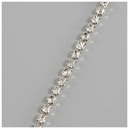 DOLLY High End V-Neck Sleeveless Long Slit Sequin Body Hug Evening Dress-KIM