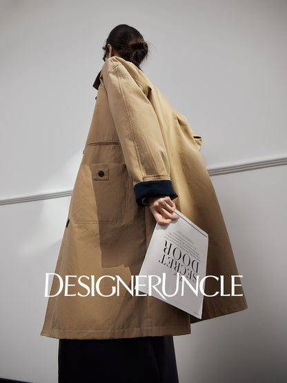 DGU "Qinglan" khaki jacket commuting versatile slimming temperament fashion top - Kyle.