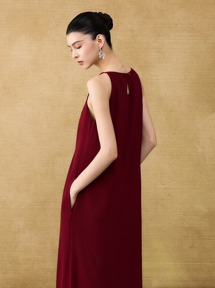 HECO Chinese style butterfly bead embroidered women's long skirt - CLOAK.