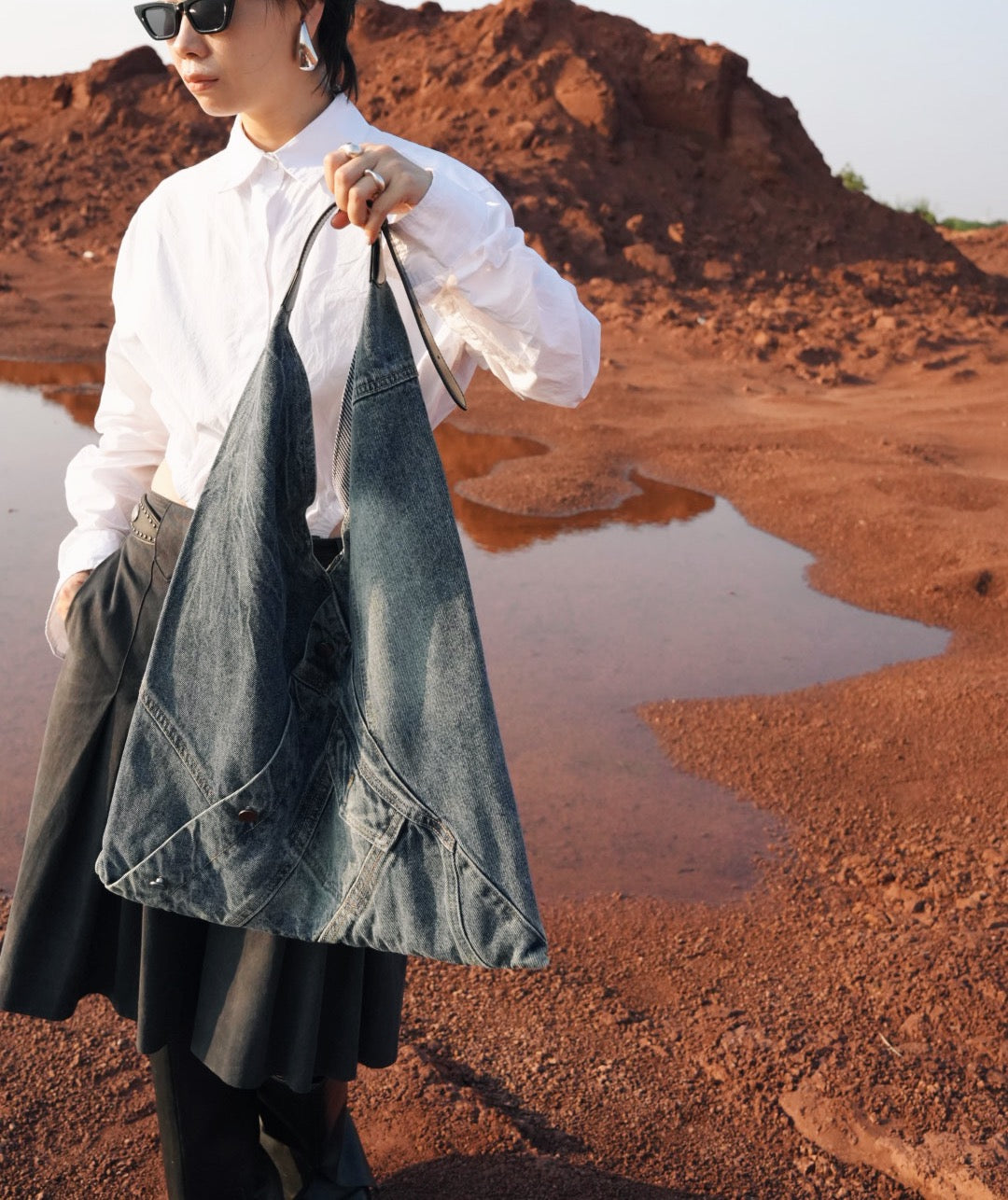 IUBALLET One-Shoulder Hobo Large Bag - GROWN.