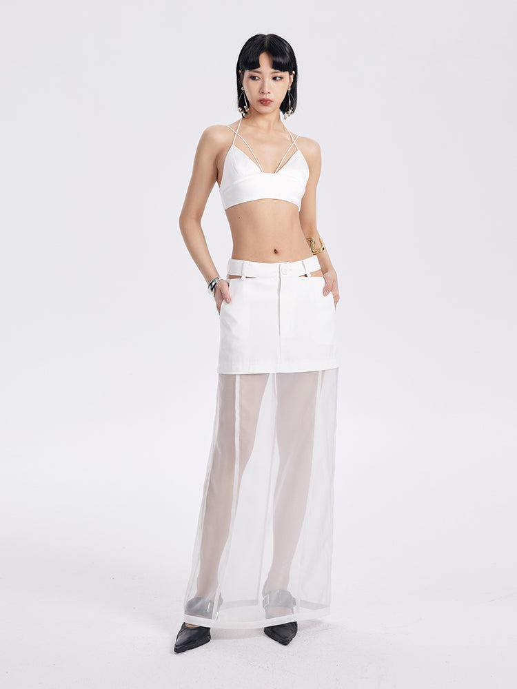 TINY IN thai halter neck deep v strap bra- ARON