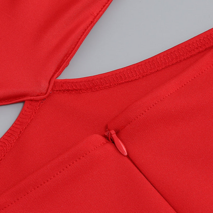 DOLLY Luxury Black Feather Tube Top Waist Baring Slim Fit Long Cocktail Dress-JAJA