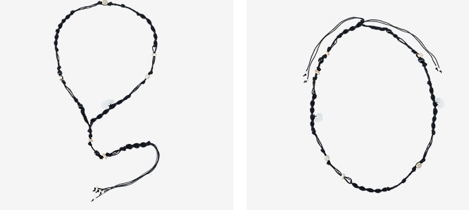 COMME MOI summer delicate fashion shell beaded waist rope - GEORGE.