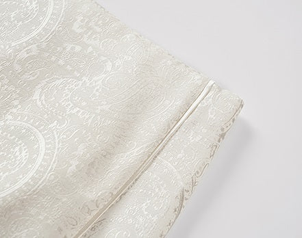 COMME MOI Lv Yan designer spring women's retro jacquard half-length fishtail dress - MARIA.