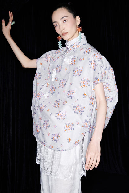 M essential Mackay designer Zen linen layered lace elasticated waist loose trousers - ZING.