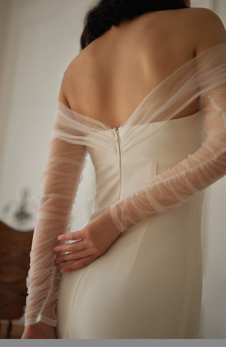 GOUDIN long-sleeved gown clothing-REMI.