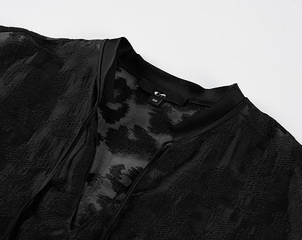 COMME MOI  summer women's silk embroidered half-sleeved top - EVE.