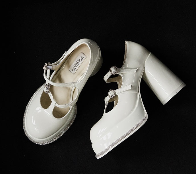 SHOESZOOO Platform Maryjane High Block Heels - SWADE.