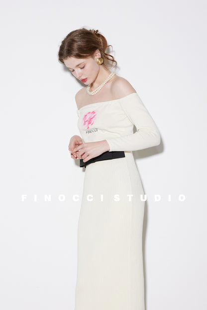 Off-Shoulder Designer Knitted set - Tiro